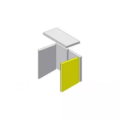 Brique cot� droit pour po�les Hark