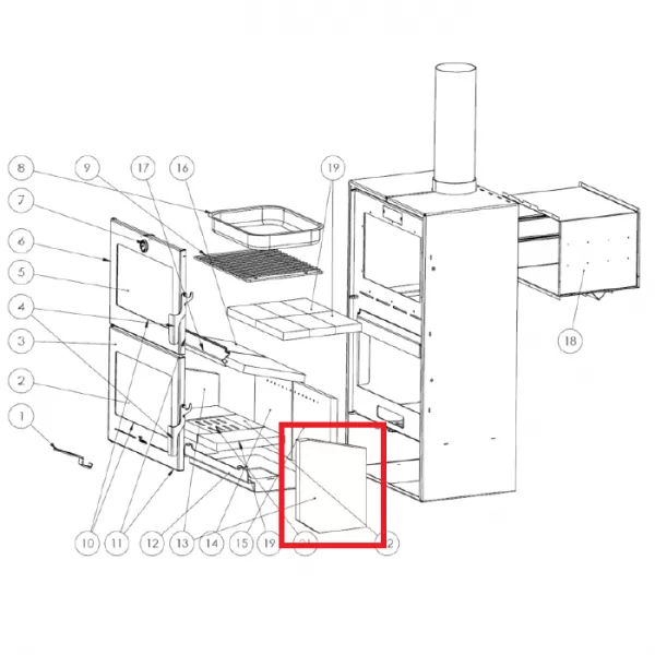 Brique lat�rale (� l\'unit�) - LACUNZA r�f. 5020000928