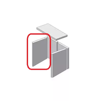 Brique latérale gauche - HARK Réf. ETSTO0600807A