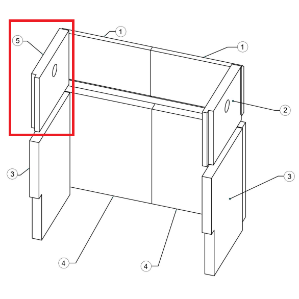 Brique r�fractaire  - STOVAX R�f. RVFS40BR6