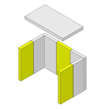 Brique r&eacute;fractaire - HARK R&eacute;f. ETSTO0600003B