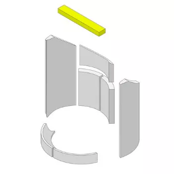 Brique r&eacute;fractaire - HARK R&eacute;f. ETSTO0600022S