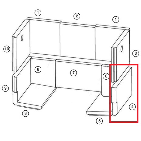 Brique r�fractaire - STOVAX R�f. RVFS66BR3