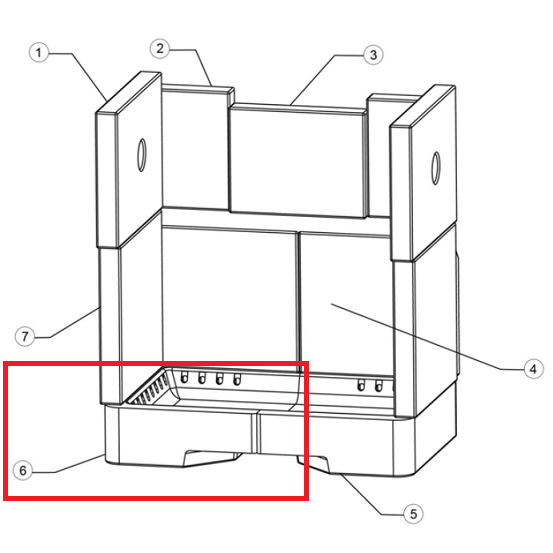 Brique r�fractaire - STOVAX R�f. RVN-CE7614