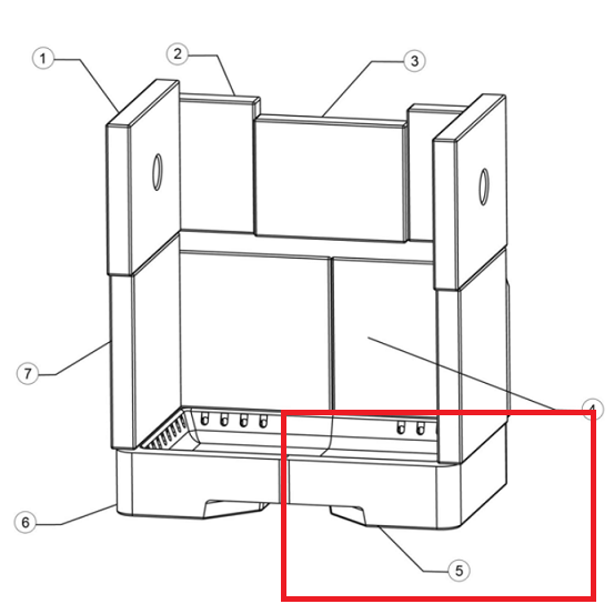 Brique r�fractaire - STOVAX R�f. RVN-CE7616