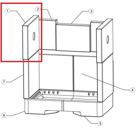 Brique r�fractaire - STOVAX R�f. RVN-CE7640