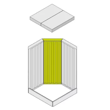 Brique r&eacute;fractaire arri&egrave;re - HARK R&eacute;f. ETSTO0600056B