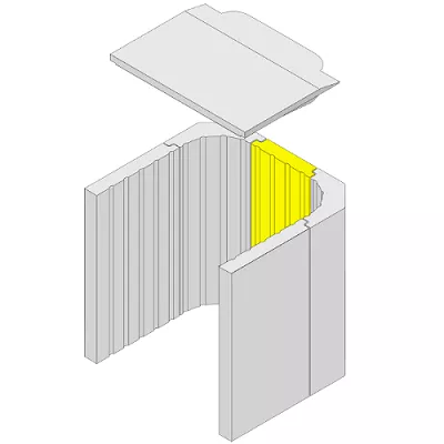 Brique r�fractaire arri�re - HARK R�f. ETSTO0600825C