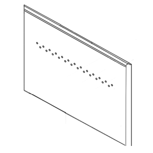 Brique r�fractaire arri�re - STOVAX R�f. CE8296