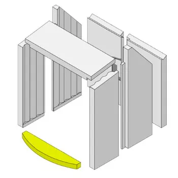 Brique r&eacute;fractaire avant - HARK R&eacute;f. ETSTO0600036F