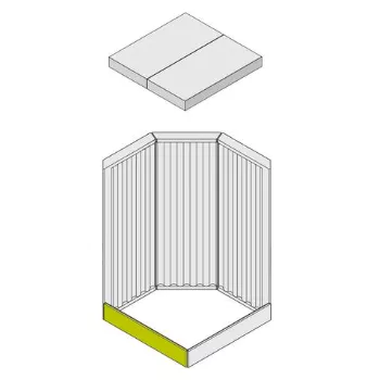 Brique r&eacute;fractaire avant gauche - HARK R&eacute;f. ETSTO0600056C
