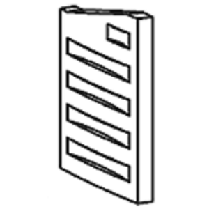 Brique r�fractaire c�t� droit  - STOVAX R�f. CE8180