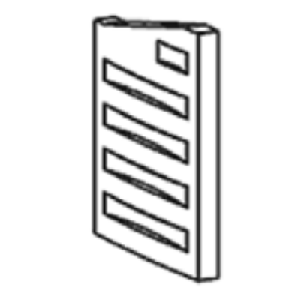 Brique r�fractaire c�t� droit - STOVAX R�f. CE8181