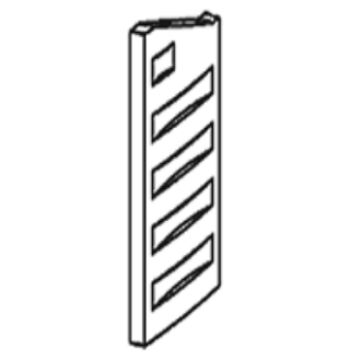 Brique r�fractaire c�t� gauche  - STOVAX R�f. CE8155