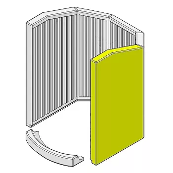 Brique r&eacute;fractaire droite - HARK R&eacute;f. ETSTO0600064B