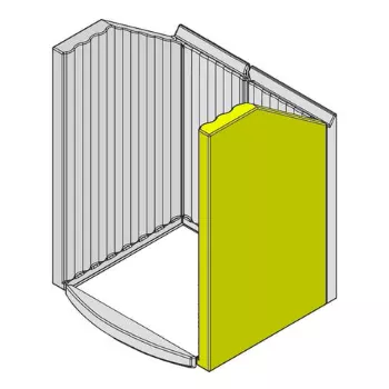 Brique r&eacute;fractaire droite - HARK R&eacute;f. ETSTO0600065B