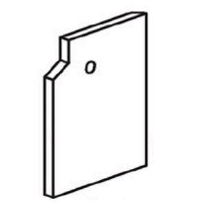 Brique r�fractaire droite - STOVAX R�f. CE8503