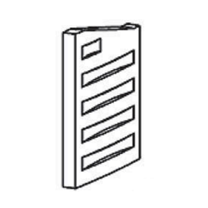Brique r�fractaire gauche - STOVAX R�f. CE8172