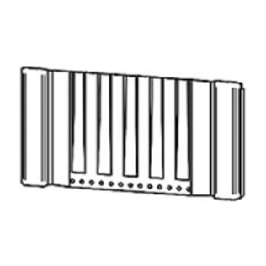 Brique réfractaire inférieure arrière - STOVAX Réf. CE8333