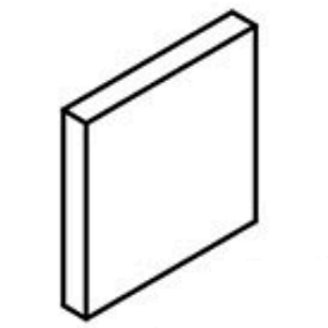 Brique r�fractaire lat�rale - STOVAX R�f. CE7866