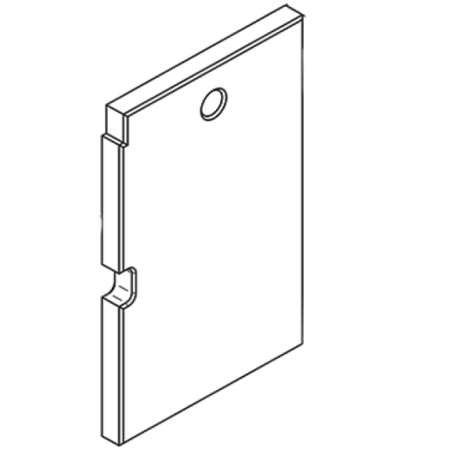 Brique réfractaire latérale - STOVAX Réf. CE8249