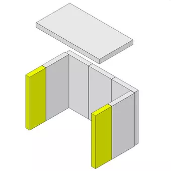 Brique r�fractaire lat�rale avant gauche / droite - HARK R�f. ETSTO0600003AM