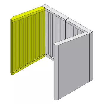 Brique r&eacute;fractaire lat&eacute;rale gauche - HARK R&eacute;f. ETSTO0600050A