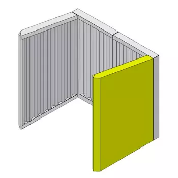Brique r&eacute;fractaire lat&eacute;rale gauche - HARK R&eacute;f. ETSTO0600050B
