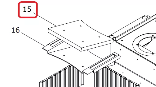 Brique r�fractaire sup�rieure - PALAZZETTI R�f. 895712650