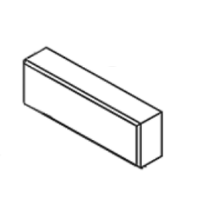 Brique r�fractaire sup�rieure arri�re (� l\'unit�) - STOVAX R�f. CE8255
