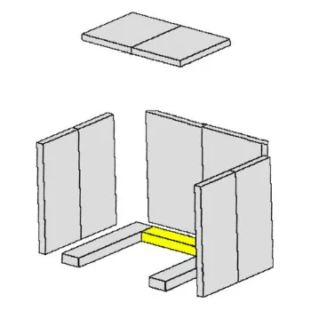 Brique sole arri&egrave;re - HARK R&eacute;f. ETSTO0600027D