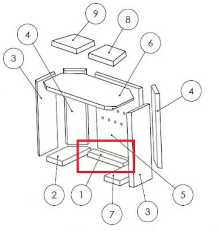 Brique thermobeton - INVICTA / DEVILLE Réf. 115879