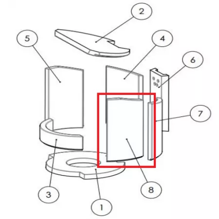 Brique thermobeton A230-08-008 - INVICTA / DEVILLE Réf. 115322