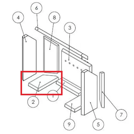 Brique thermobeton sole - INVICTA Réf.115862