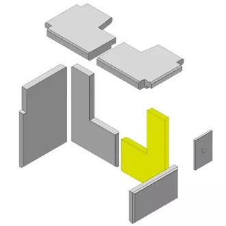 Brique vermiculite arri&egrave;re droit - HARK R&eacute;f. ETSTO0601042E