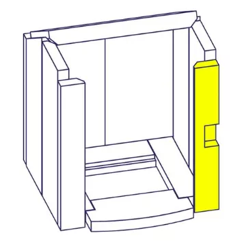 Brique vermiculite avant droite - HARK R&eacute;f. ETSTO0601037K
