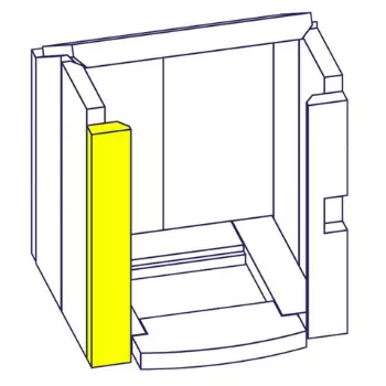 Brique vermiculite avant gauche - HARK R&eacute;f. ETSTO0601037J