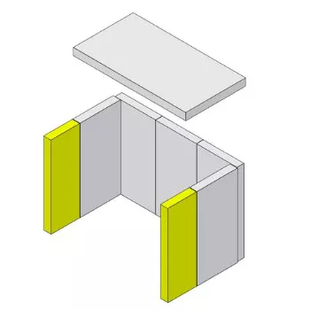 Brique vermiculite gauche / droite (&agrave; l\'unit&eacute;) - HARK R&eacute;f. ETSTO0601020A