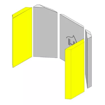 Brique vermiculite lat&eacute;rale gauche / droite (&agrave; l\'unit&eacute;) - HARK R&eacute;f. ETSTO0600030A