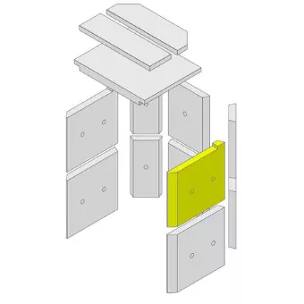 Brique vermiculite lat&eacute;rale haute droite - HARK R&eacute;f. ETSTO0600042C