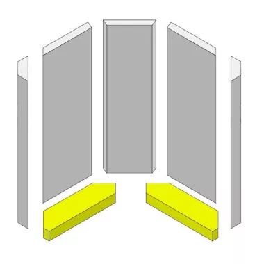 Brique vermiculite sol droite/gauche - HARK R&eacute;f. ETSTO0601007A