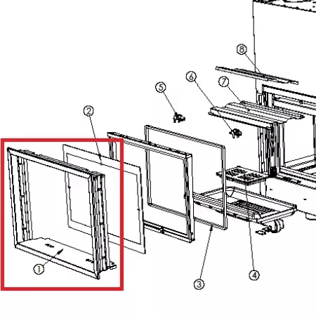 Cadre ext�rieur  - LACUNZA r�f. 504120000033