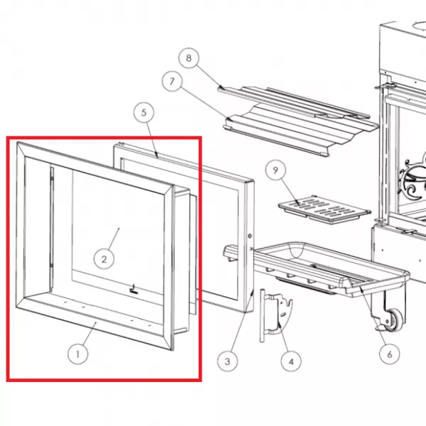 Cadre ext�rieur - LACUNZA r�f. 504130000003