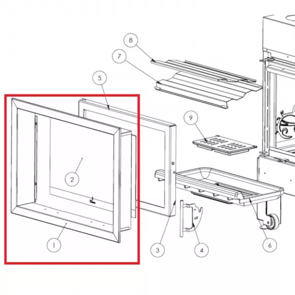 Cadre ext�rieur - LACUNZA r�f. 504130000003