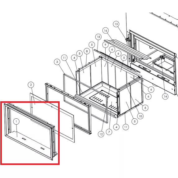 Cadre ext�rieur - LACUNZA r�f. 504140000023