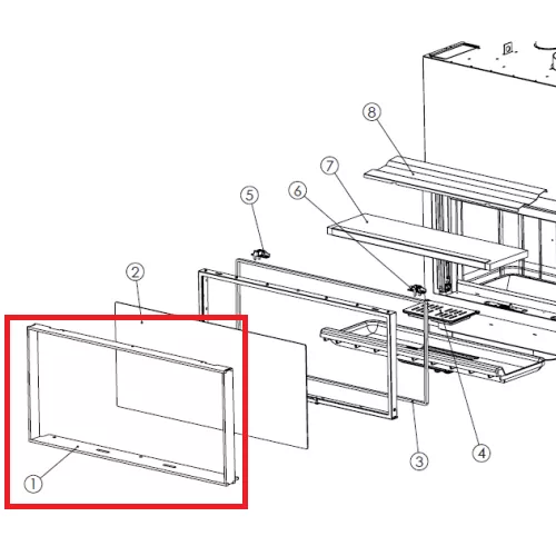 Cadre ext�rieur Itaca 120 - LACUNZA r�f. 5041600030
