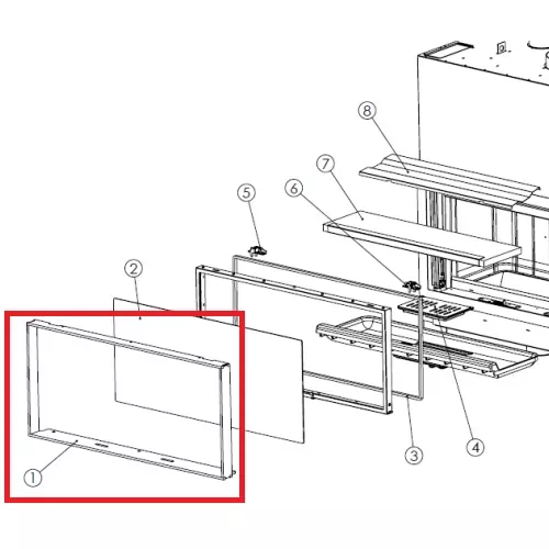 Cadre ext�rieur Itaca 120 - LACUNZA r�f. 5041600030