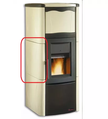 CARREAU CÉRAMIQUE PARCHEMIN - EXTRAFLAME Réf. 007273126