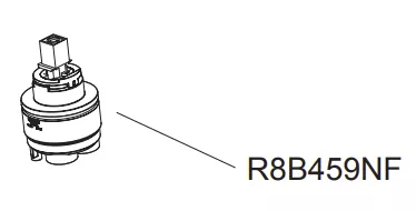 Cartouche (Diam&egrave;tre 35) courte - Jacob Delafon R&eacute;f. R8B459NF