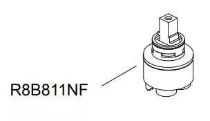 Cartouche C2 - Jacob Delafon R&eacute;f. R8B811NF